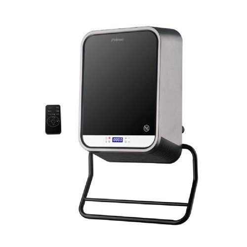 ELECTRIC FAN HEATER  PRBH-81122 ΔΩΜΑΤΙΟΥ-ΜΠΑΝΙΟΥ 2000W ΜΕ ΠΕΤΣΕΤΟΚΡΕΜΑΣΤΡΑ BLACK